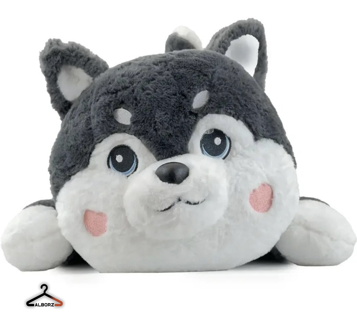 عروسک سگ هاسکی اورجینال یک متر نیم